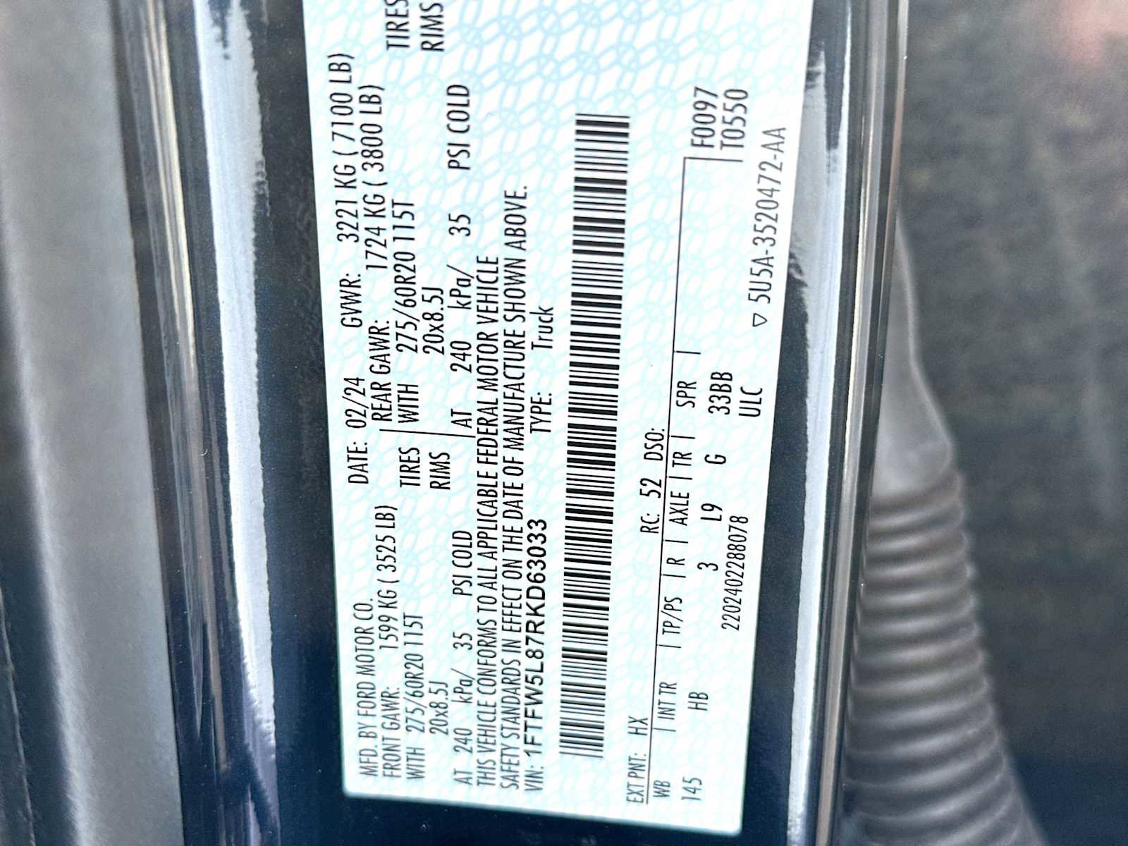 Used 2024 Ford F150 Lariat w/ FX4 Off-Road Package image 22