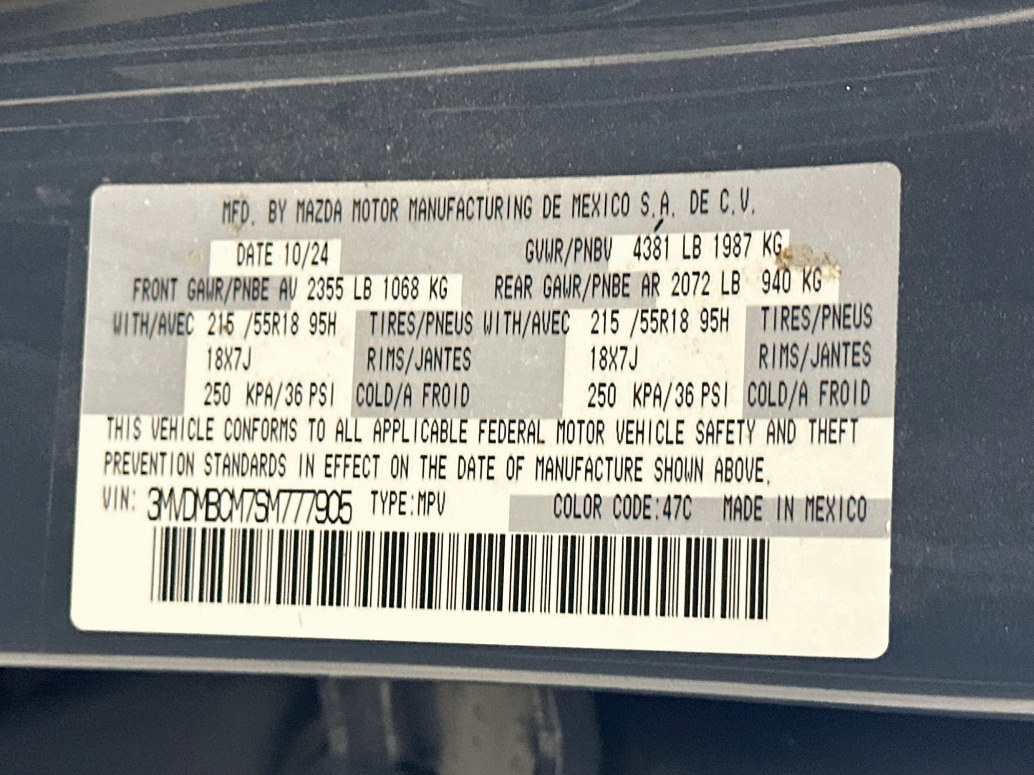 Used 2025 MAZDA CX-30 AWD 2.5 S w/ Preferred Package image 12