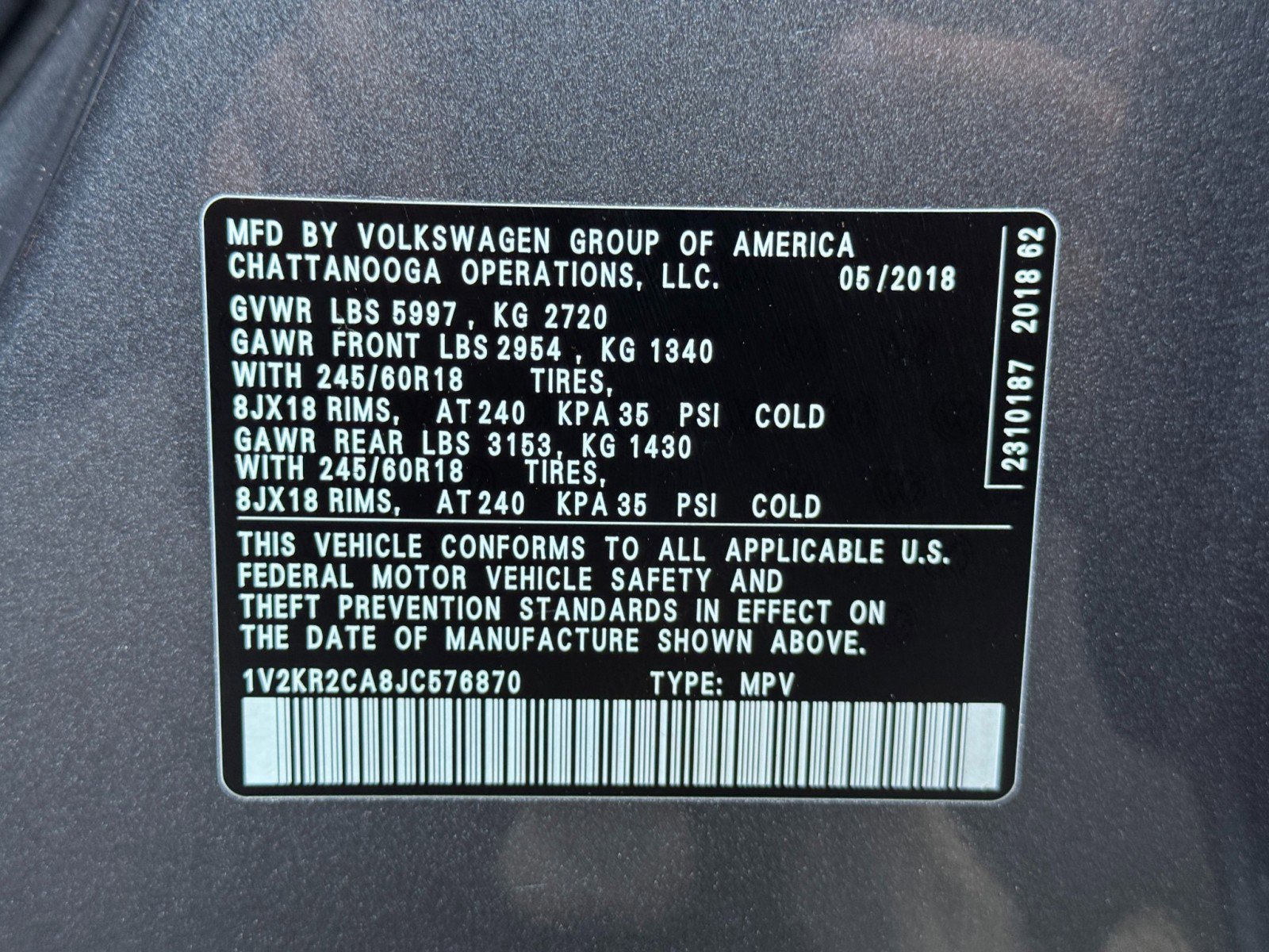 Used 2018 Volkswagen Atlas SE image 43