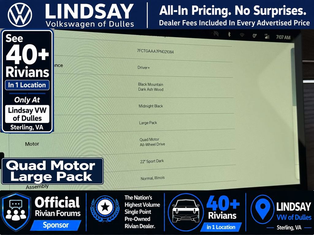 Used 2023 Rivian R1T Adventure AWD/4WD image 24