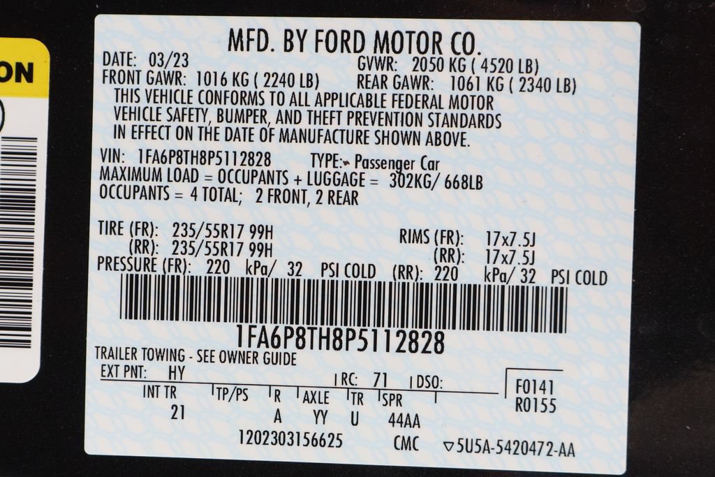 Used 2023 Ford Mustang Coupe RWD image 44