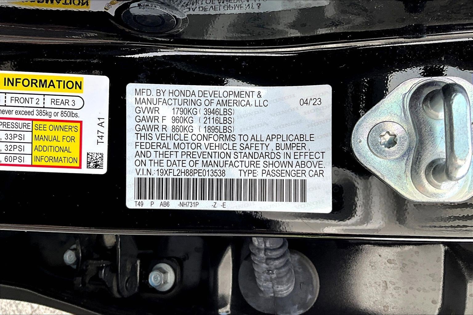 Used 2023 Honda Civic Sport image 18