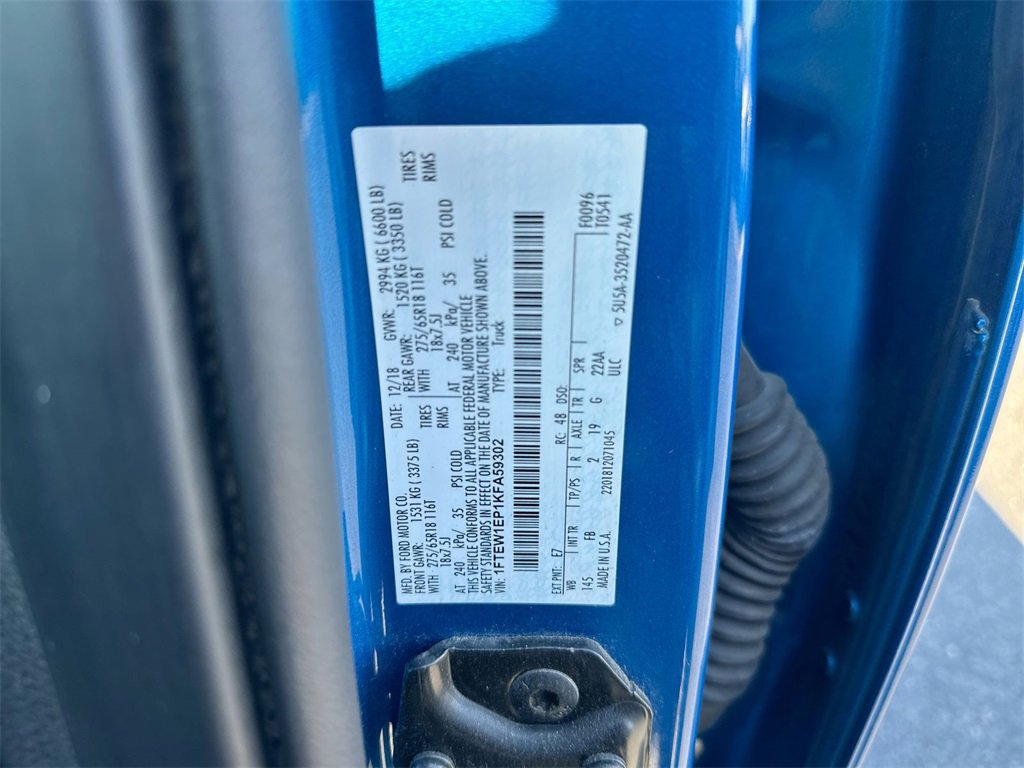 Used 2019 Ford F150 XLT w/ Equipment Group 302A Luxury image 28