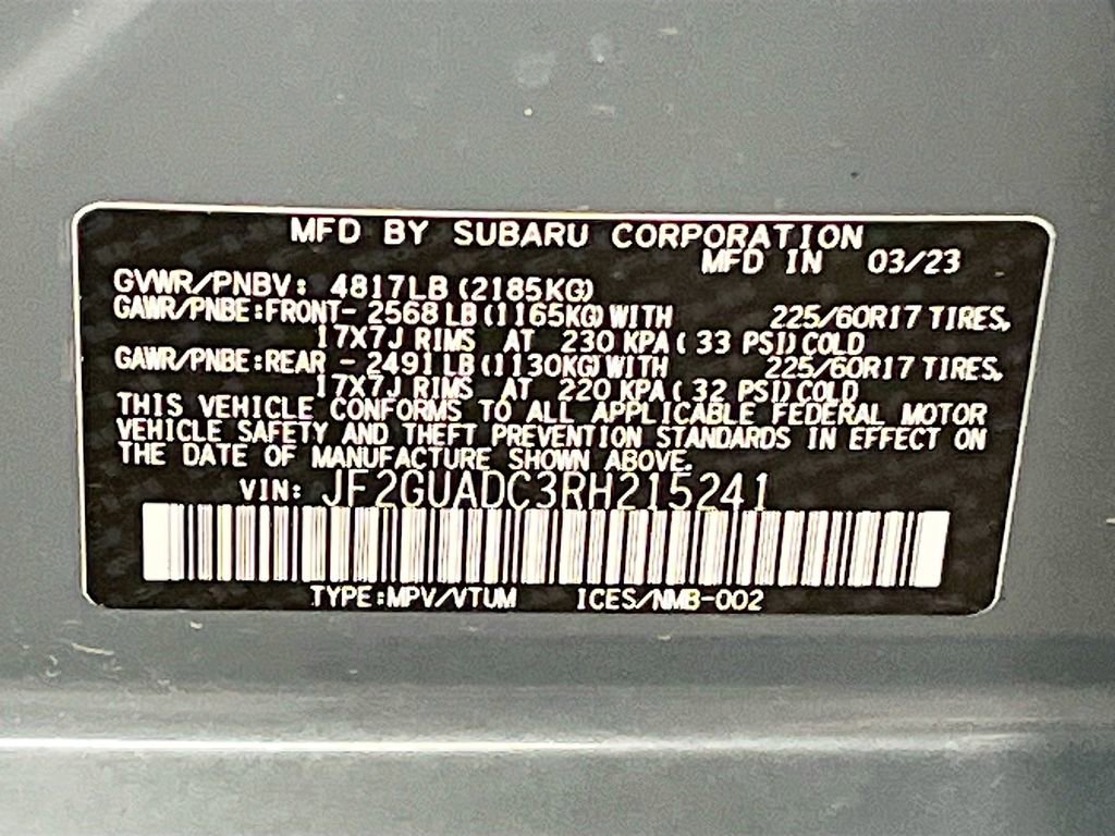Used 2024 Subaru Crosstrek 2.0i Premium AWD/4WD image 31