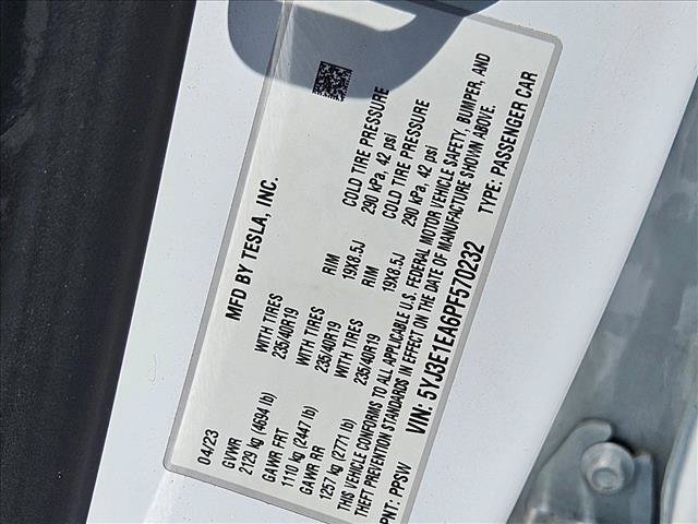 Used 2023 Tesla Model 3 Standard Range RWD image 16