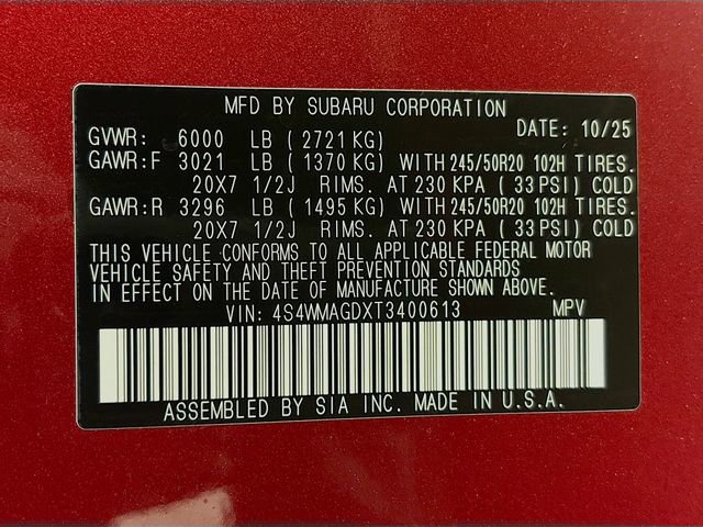 New 2026 Subaru Ascent Limited image 34