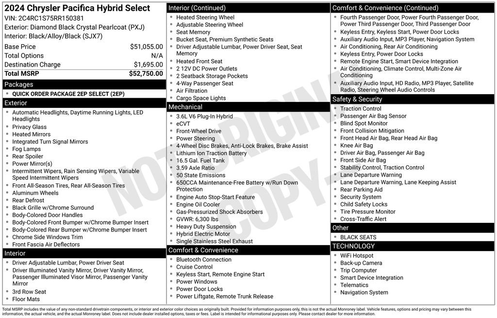 Used 2024 Chrysler Pacifica Limited FWD image 35