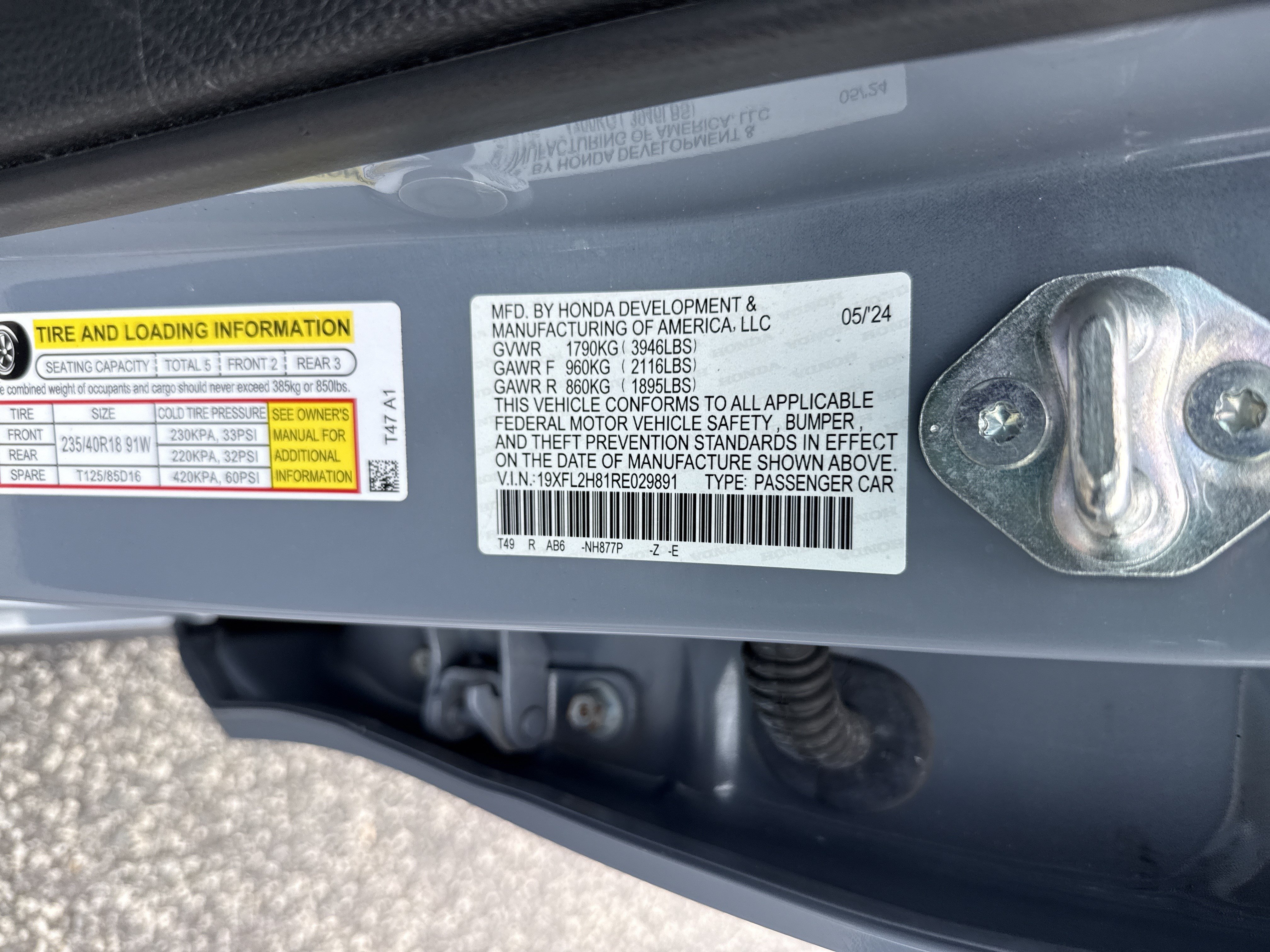 Certified 2024 Honda Civic Sport image 35
