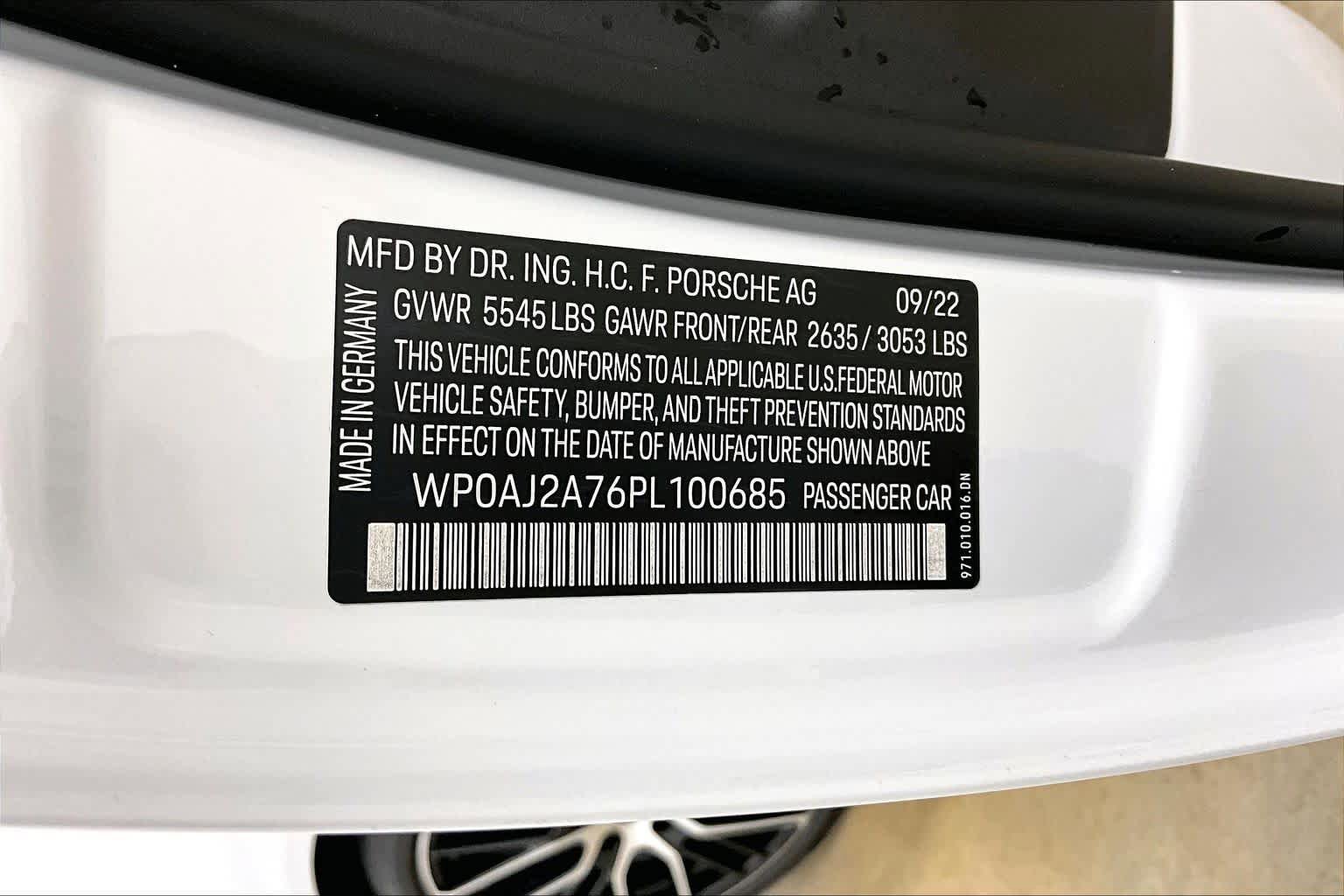 Used 2023 Porsche Panamera Platinum Edition RWD image 35