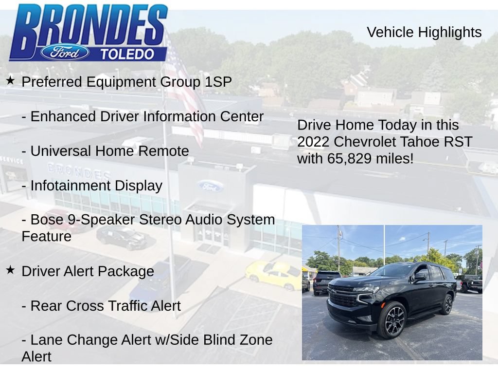 Used 2022 Chevrolet Tahoe RST w/ Luxury Package AWD/4WD image 17