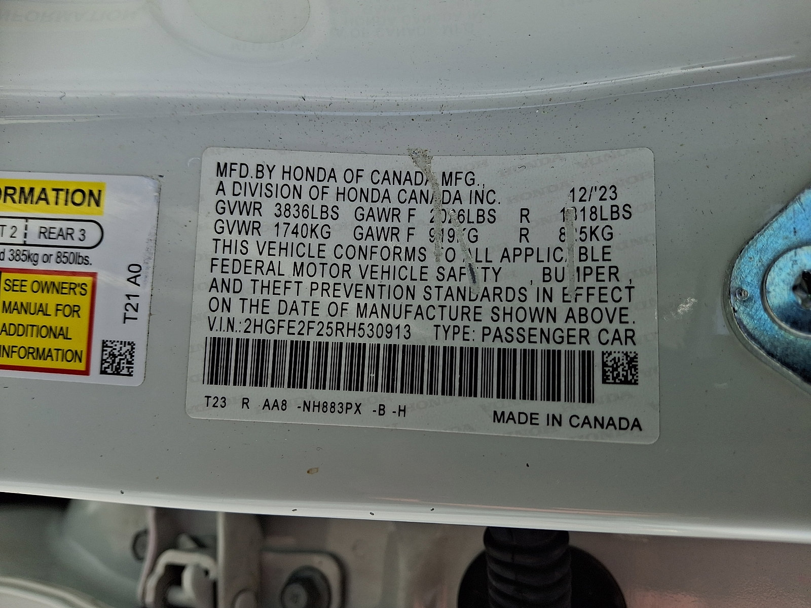 Used 2024 Honda Civic LX image 26