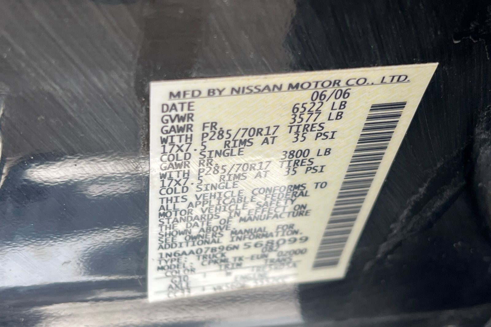 Used 2006 Nissan Titan SE image 21