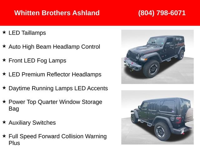 Used 2022 Jeep Wrangler Unlimited Rubicon w/ Steel Bumper Group image 8