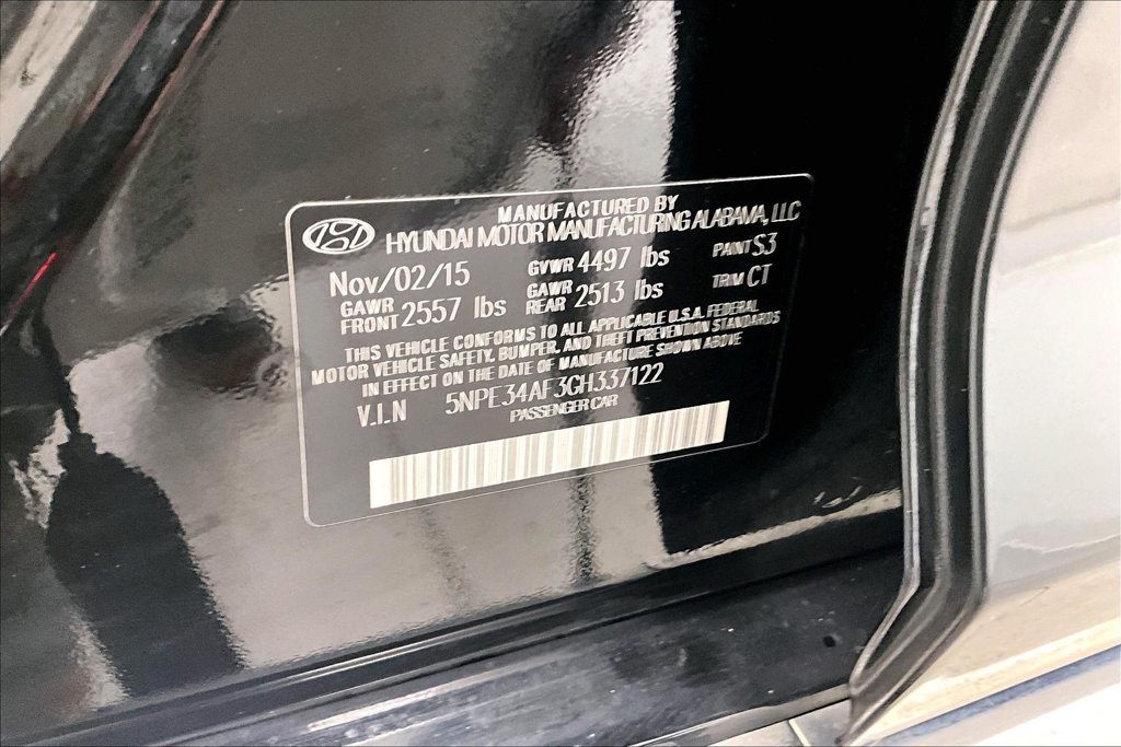 Used 2016 Hyundai Sonata Limited w/ Cargo Package FWD image 34