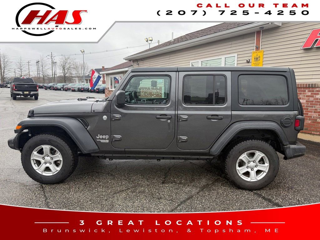 Used 2019 Jeep Wrangler Unlimited Sport S AWD/4WD image 3