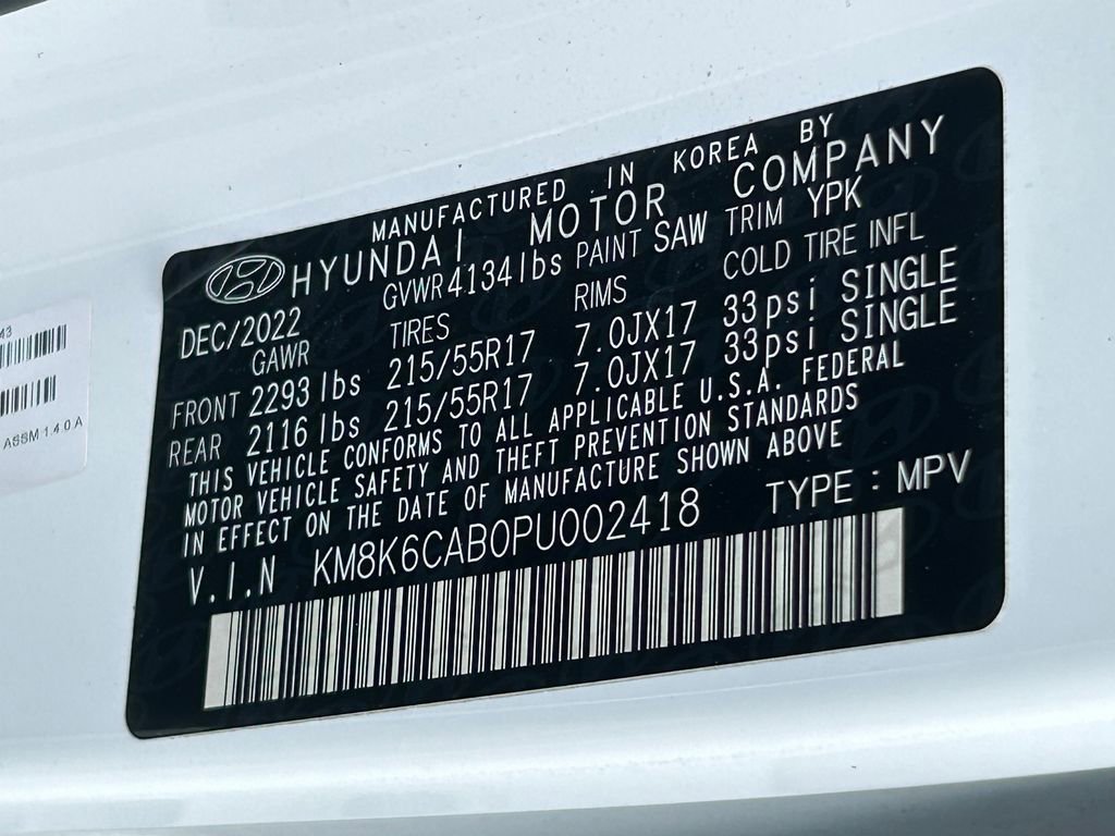 Used 2023 Hyundai Kona SEL w/ Cargo Package AWD/4WD image 35