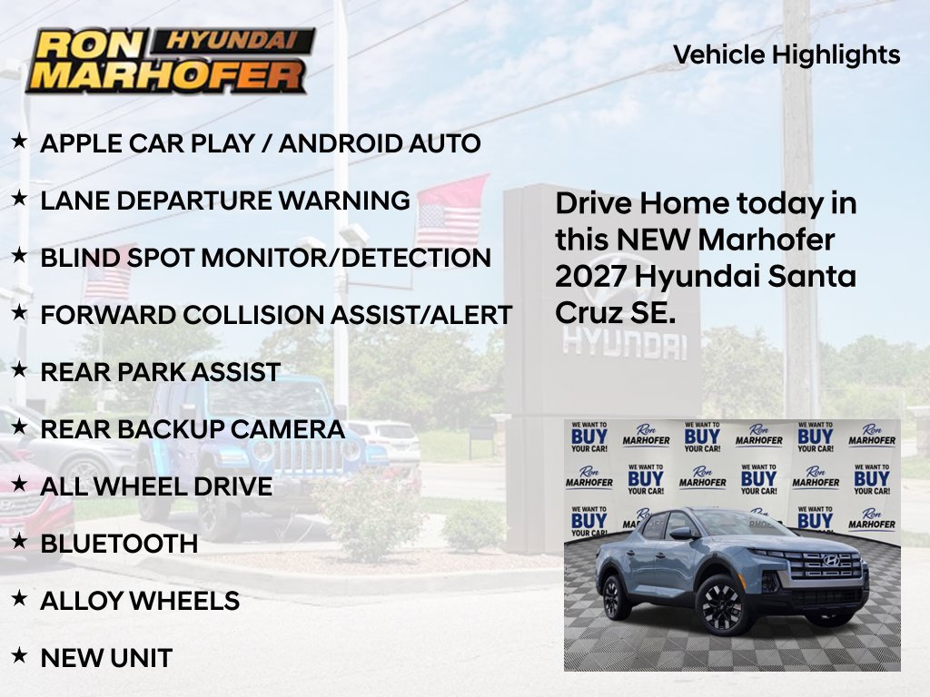 New 2027 Hyundai Santa Cruz SE AWD/4WD image 18