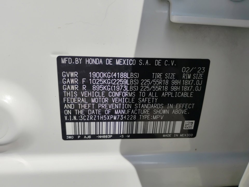 Certified 2023 Honda HR-V Sport image 35