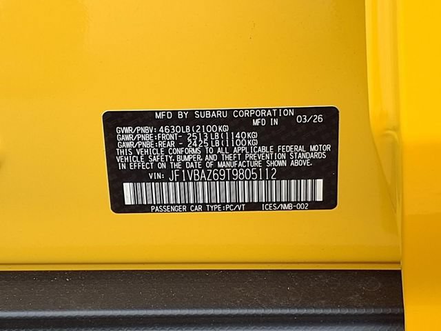 New 2026 Subaru WRX tS w/ Accessory Package #2 AWD/4WD image 9