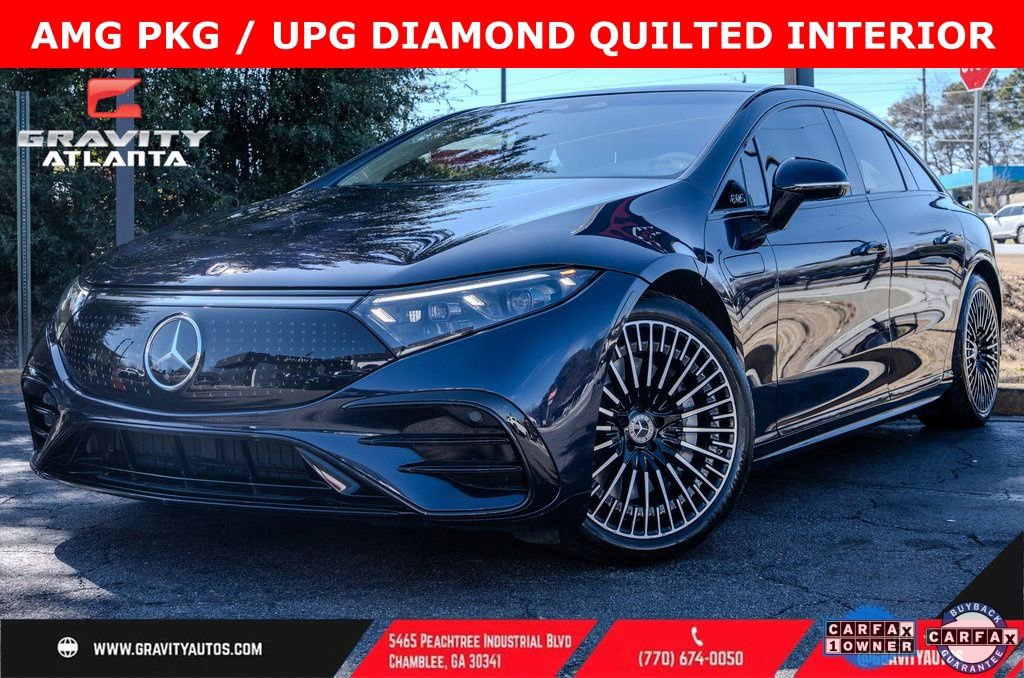 Used 2023 Mercedes-Benz EQS 580 4MATIC Sedan image 1