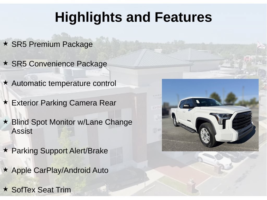 Used 2024 Toyota Tundra SR5 w/ SR5 Premium Package RWD image 5
