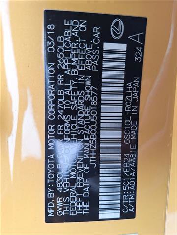 Used 2018 Lexus RC 350 F Sport image 20