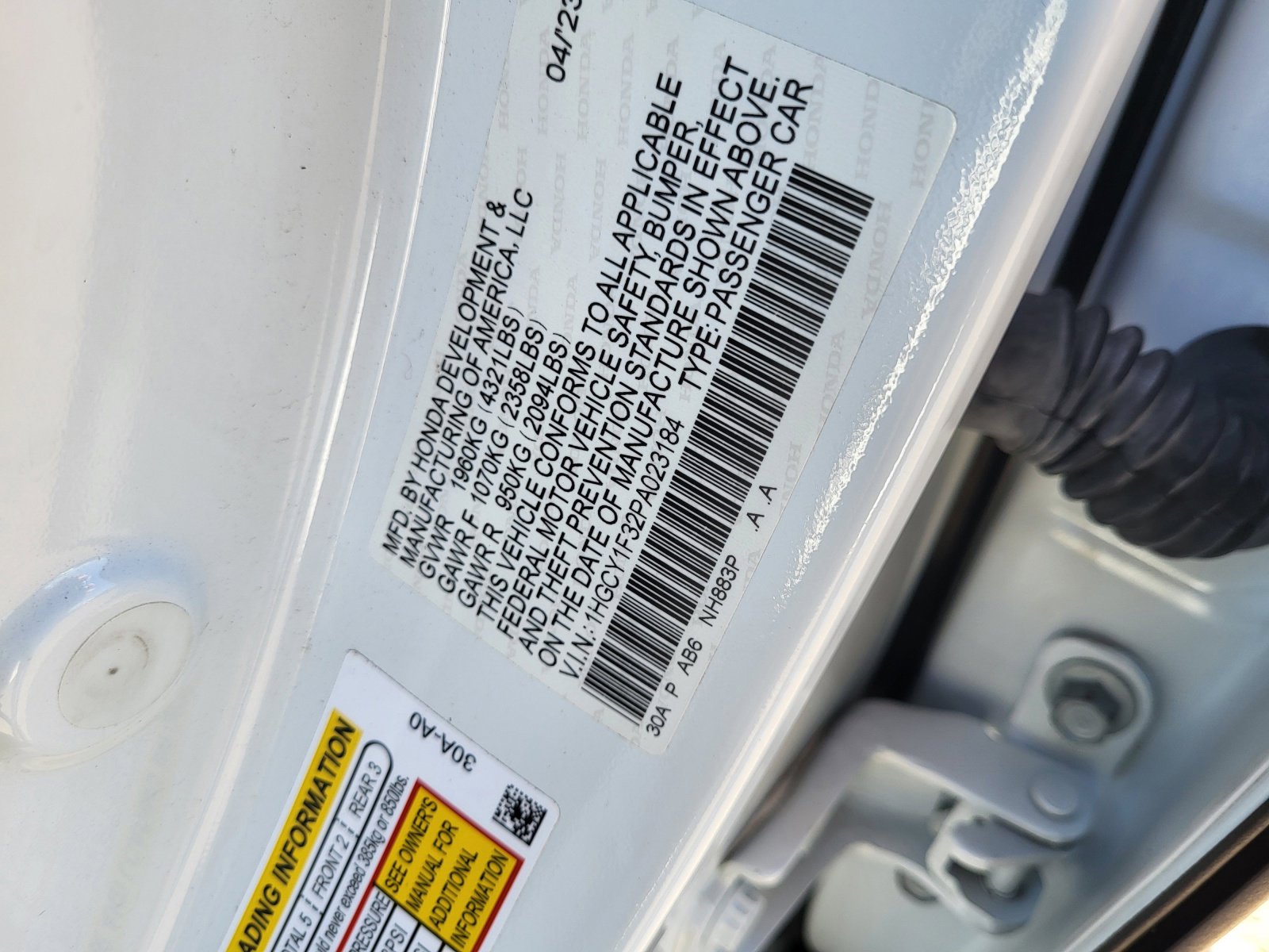 Used 2023 Honda Accord EX image 24