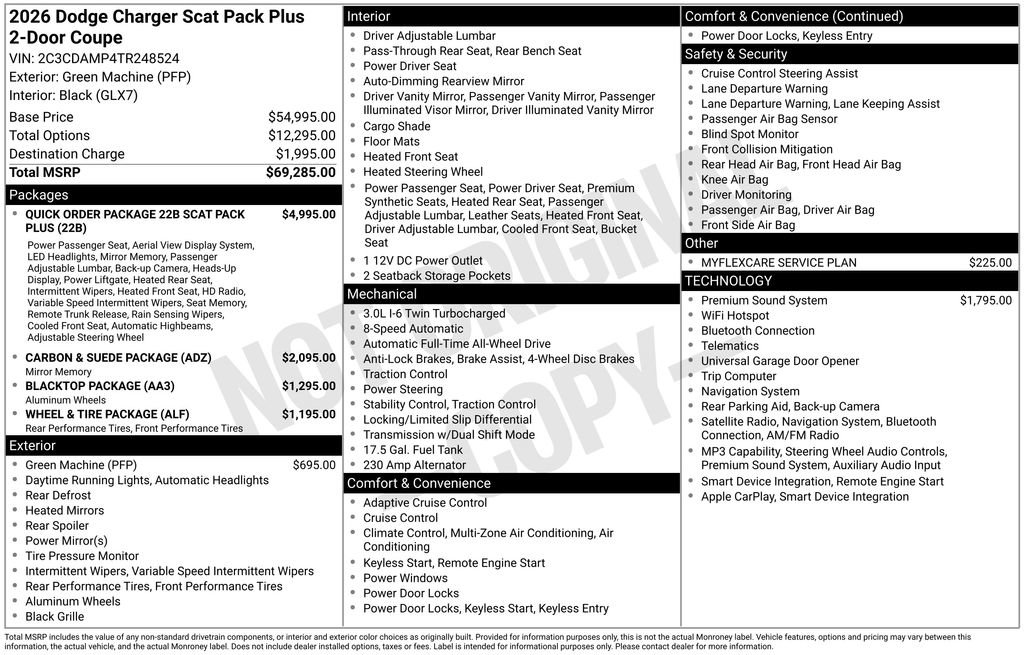 New 2026 Dodge Charger Scat Pack AWD/4WD image 29