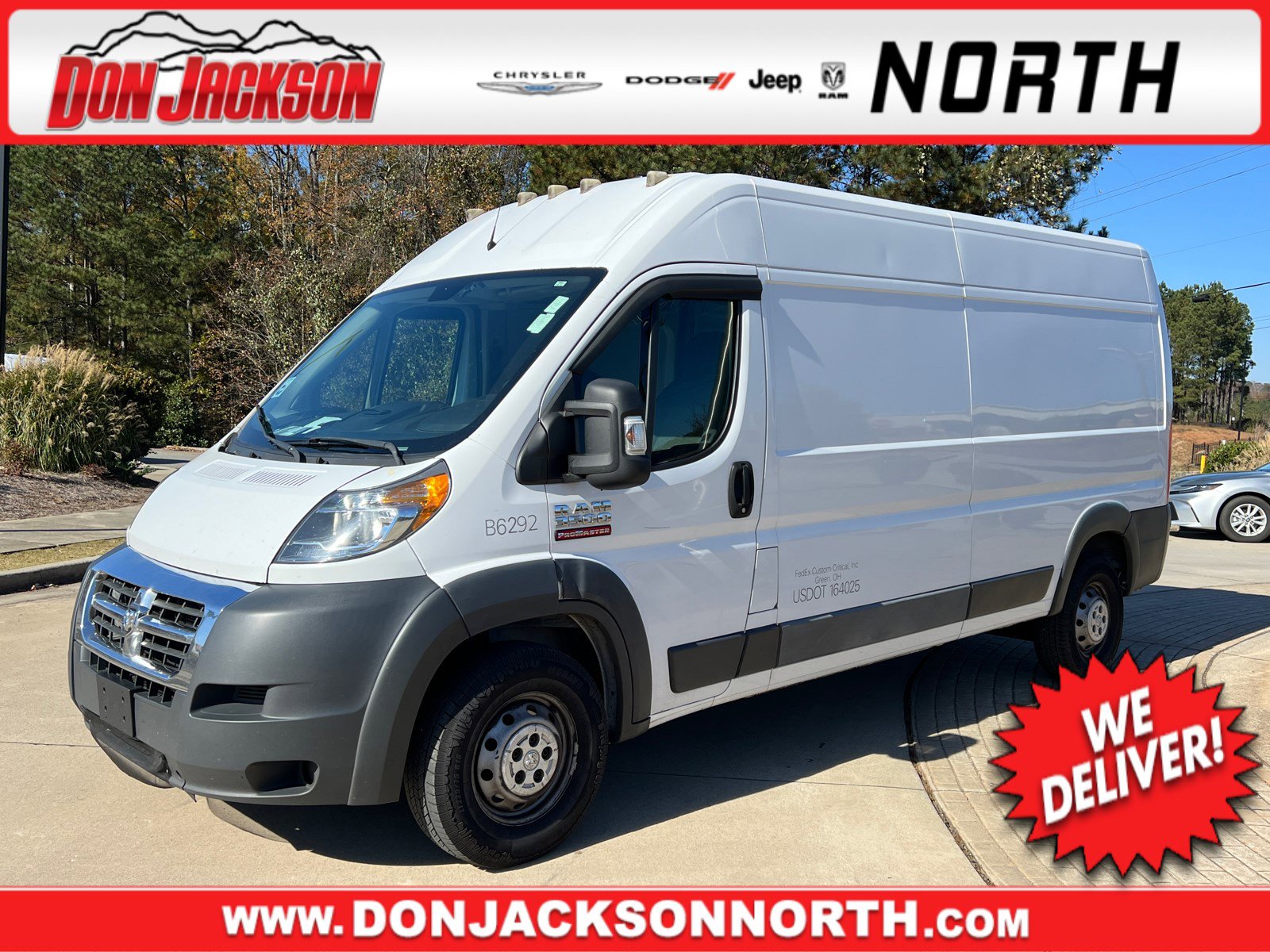 Used 2017 RAM ProMaster 3500 w/ Premium Appearance Group