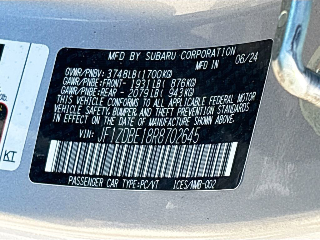 Used 2024 Subaru BRZ Limited RWD image 30