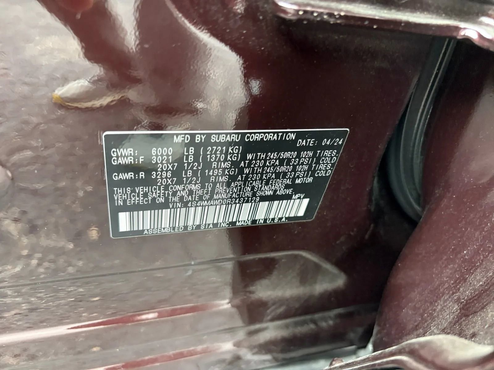Used 2024 Subaru Ascent Touring image 36