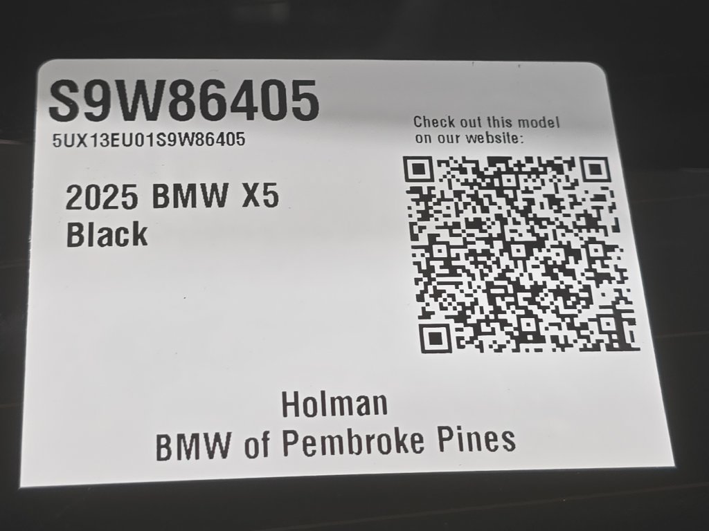 Certified 2025 BMW X5 sDrive40i w/ M Sport Package RWD image 24