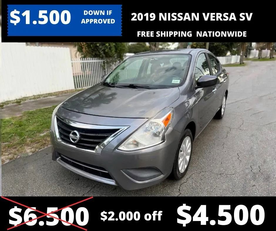 Used 2019 Nissan Versa SV