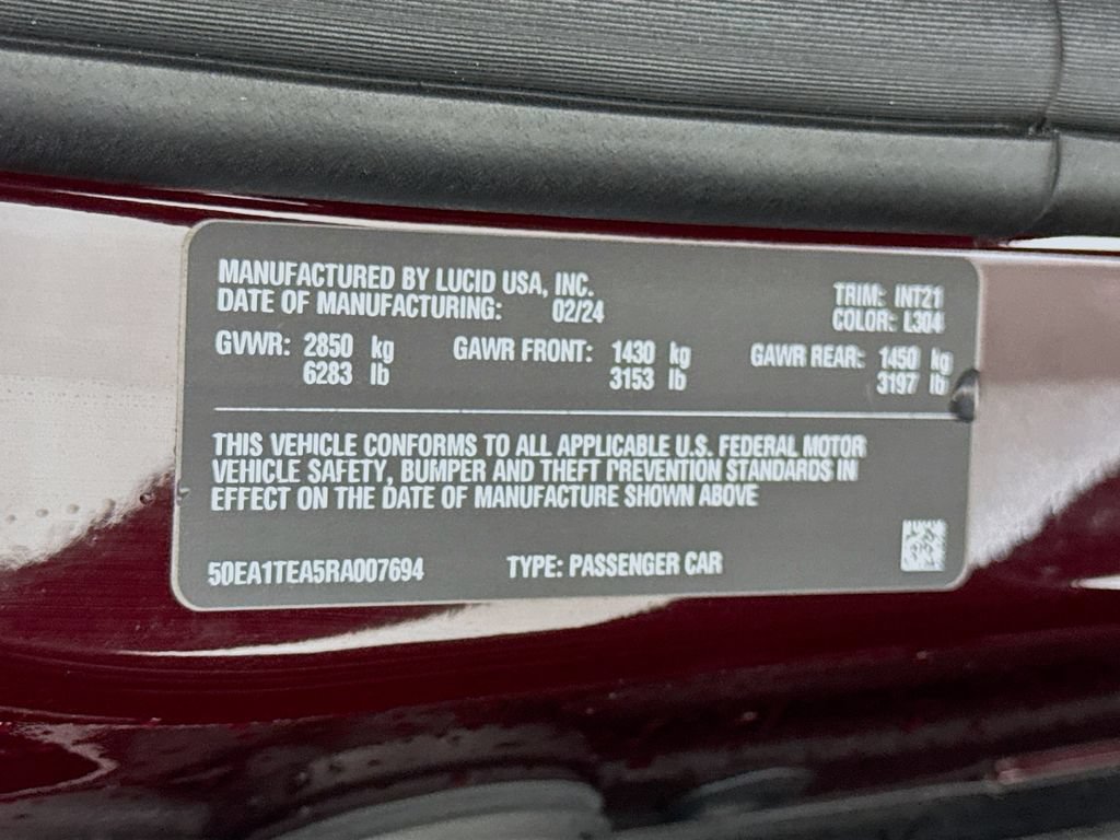 Used 2024 Lucid Air Touring AWD/4WD image 44