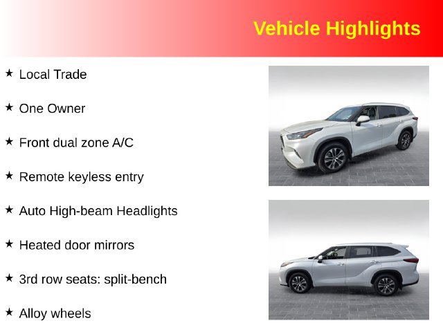 Used 2023 Toyota Highlander XLE FWD image 3