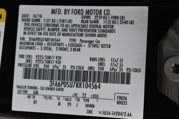 Used 2019 Ford Fusion Energi Titanium FWD image 34