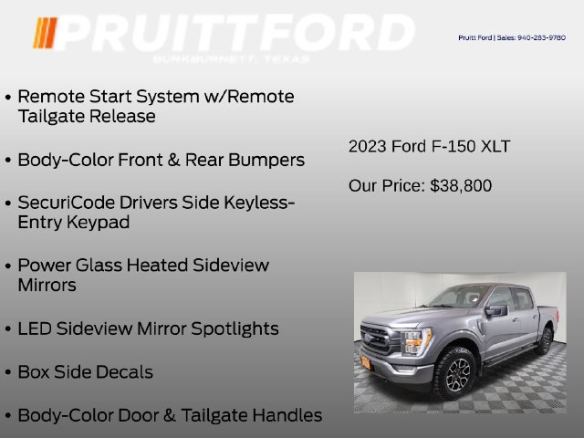 Used 2023 Ford F150 XLT w/ Equipment Group 302A High AWD/4WD image 37