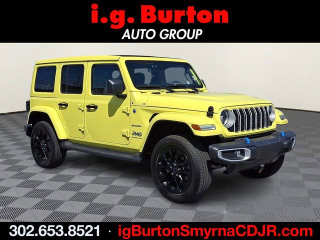 Used 2024 Jeep Wrangler Unlimited Sahara w/ Technology Group image 1