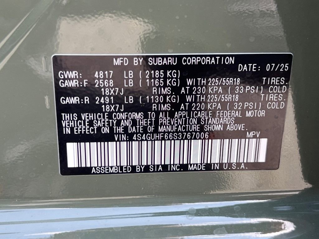 New 2025 Subaru Crosstrek 2.5i Sport image 31