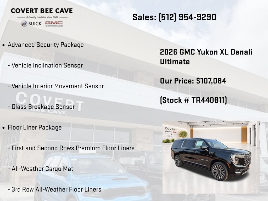 New 2026 GMC Yukon XL Denali Ultimate w/ LPO, Floor Liner Package AWD/4WD image 38