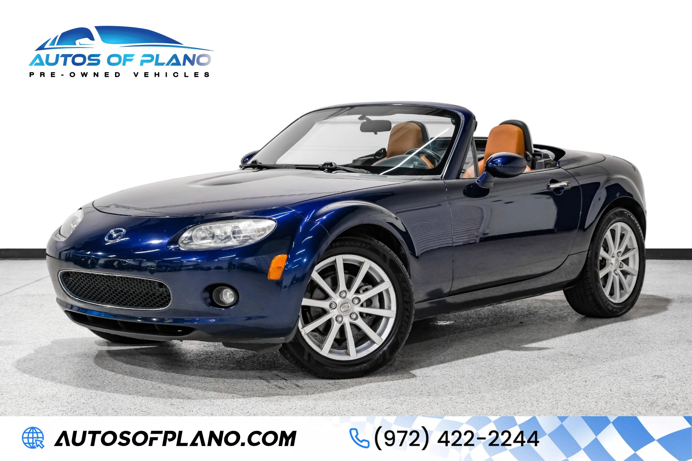 Used 2008 MAZDA MX-5 Miata Grand Touring w/ Premium Pkg RWD image 1