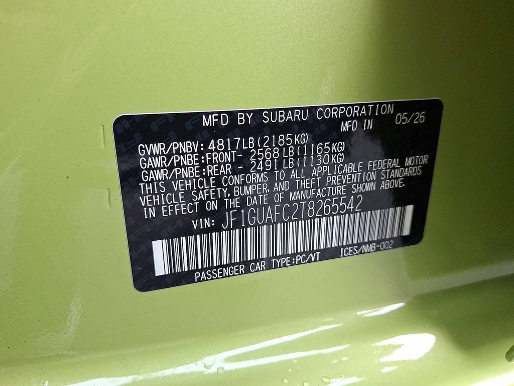New 2026 Subaru Impreza 2.0i Sport AWD/4WD image 18