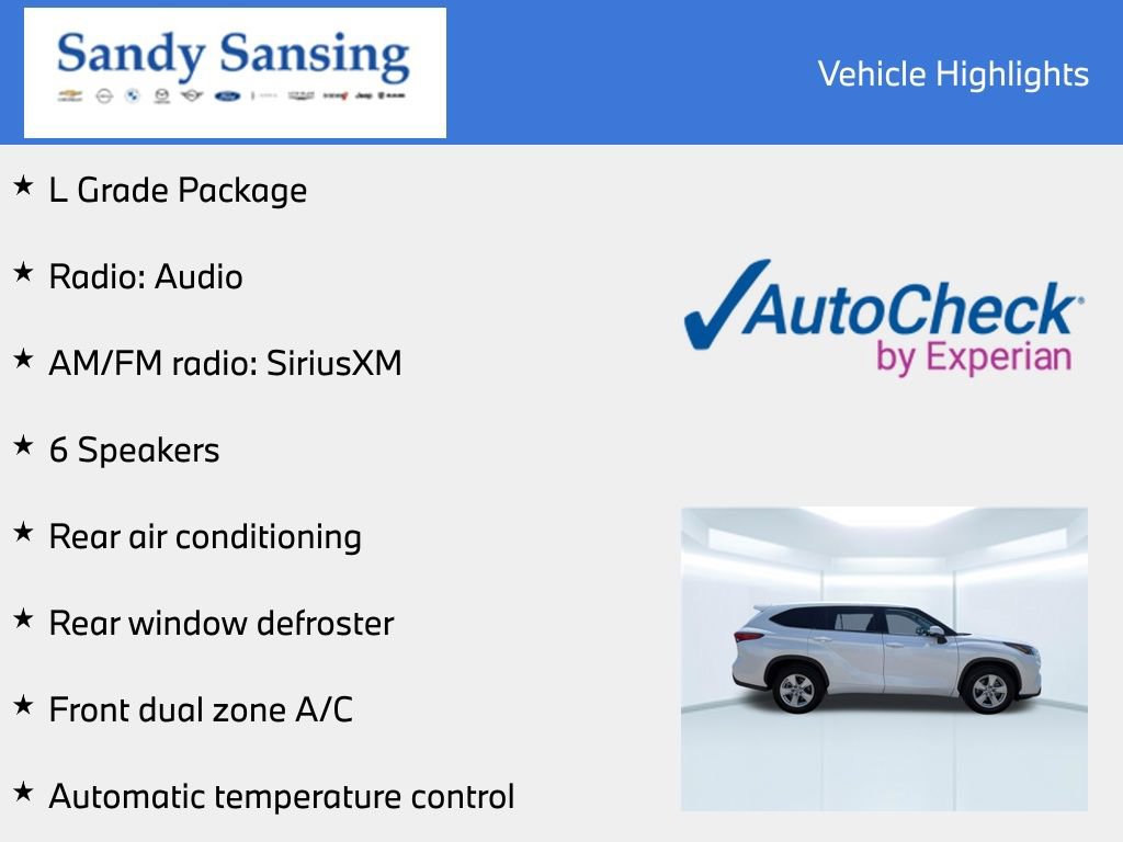 Used 2022 Toyota Highlander L FWD image 7