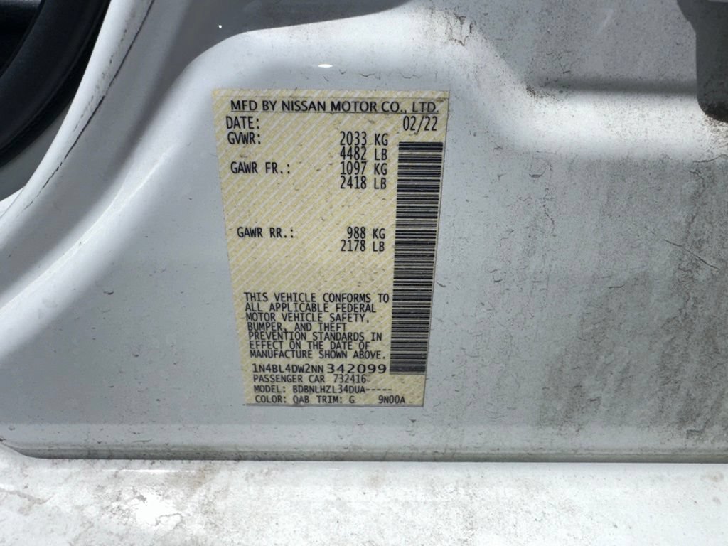 Used 2022 Nissan Altima 2.5 SV AWD/4WD image 6