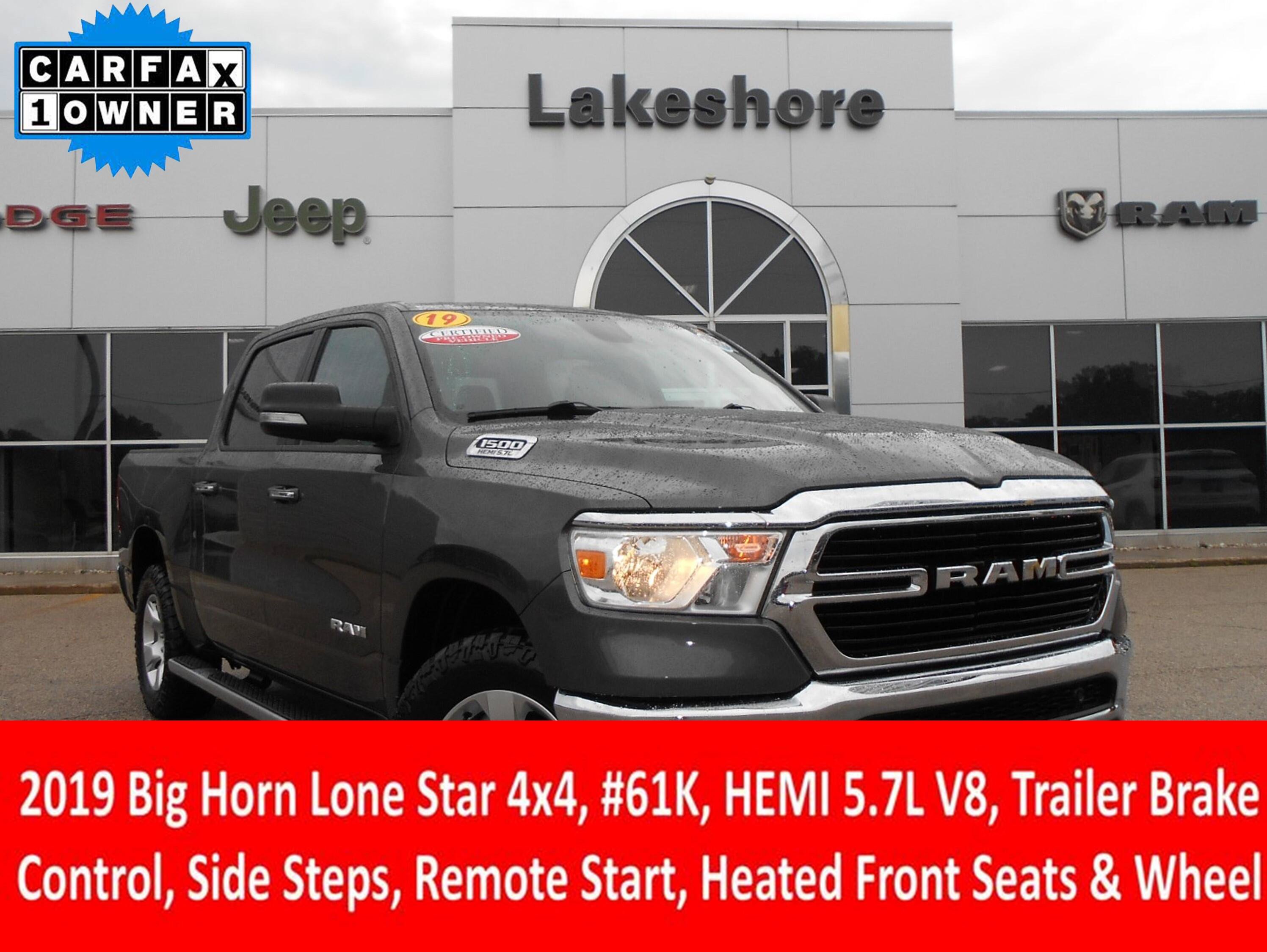 Certified 2019 RAM 1500 Big Horn AWD/4WD image 1