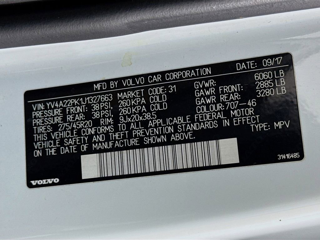 Used 2018 Volvo XC90 T6 Momentum w/ Convenience Package image 32