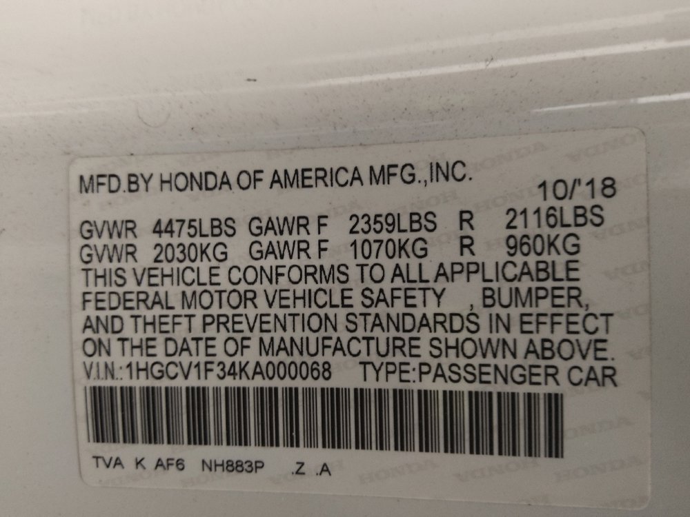 Used 2019 Honda Accord Sport image 33