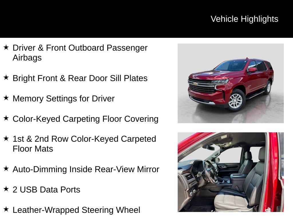 Used 2021 Chevrolet Tahoe LT AWD/4WD image 26