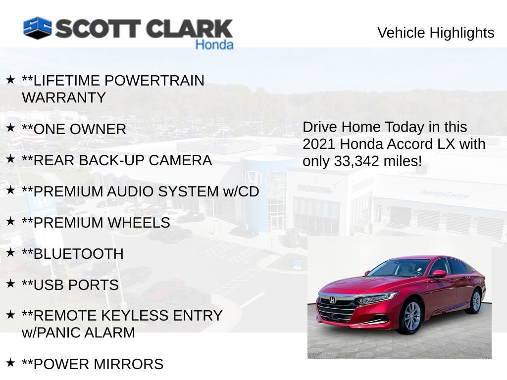 Used 2021 Honda Accord LX image 11