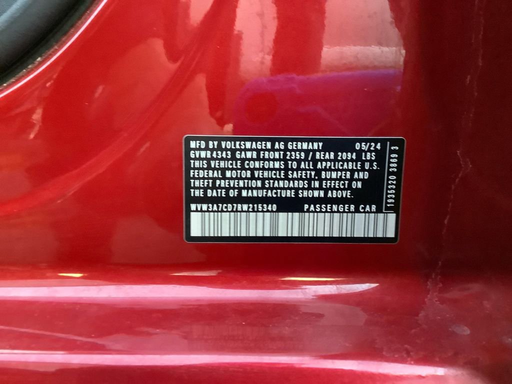 Used 2024 Volkswagen GTI SE w/ SE Leather Seats Package image 20